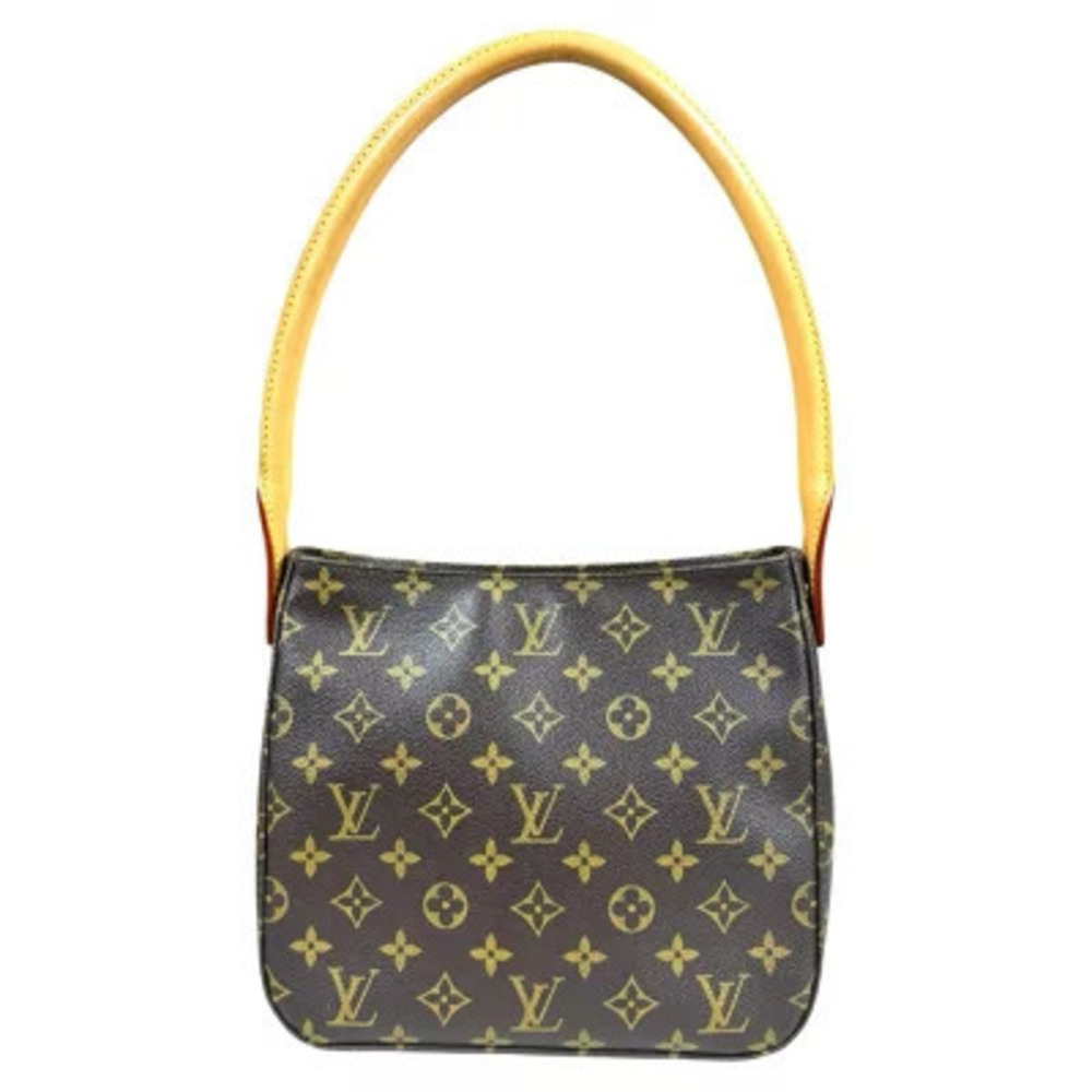 Louis Vuitton Looping Monogram Shoulder Bag Canvas Brown
